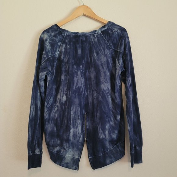 Canyon River Blues Womens Sz L Long Sleeve Tie Dye Terry Sweatshirt Hippie Top - Picture 7 of 11